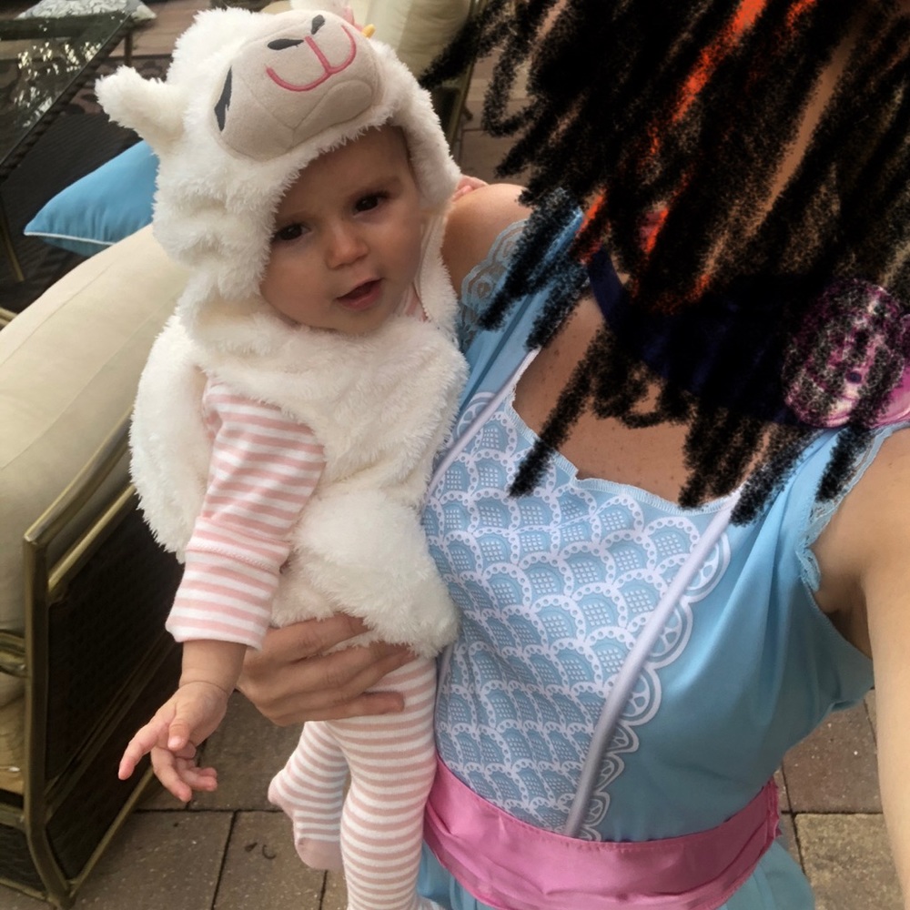 Baby Sheep Costume, 3-6 Mo — Vest & Leggings